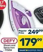 Pick n Pay Hypermarket Defy - steam and spray iron offer