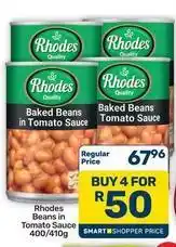 Pick n Pay Hypermarket Rhodes - baked beans in tomato sauce offer
