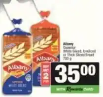 Spar Albany - superior white sliced, unsliced or thick sliced bread offer