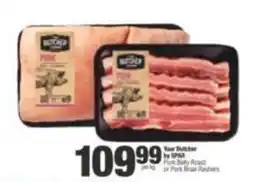 Spar Spar - pork belly roast or pork brisket rashers offer