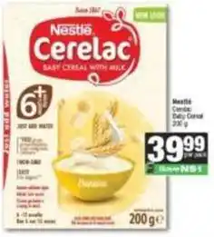 Spar Nestlé - baby cereal with milk offer