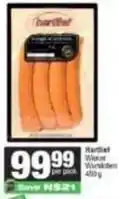 Spar Hartlief - wiener würstchen offer
