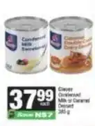 Spar Condensed milk or caramel dessert offer