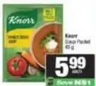 Spar Knorr - soup packet offer