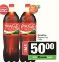SuperSpar Coca cola - regular only offer