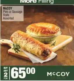 SuperSpar Pies or sausage rolls offer