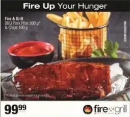 SuperSpar Bbq pork ribs & chips offer
