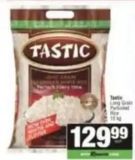 SuperSpar Tastic - long grain parboiled white rice offer