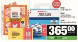 SuperSpar Spar - frozen chicken mixed portions & large eggs & margarine offer