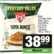SuperSpar Fry's - soya mince offer