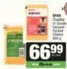 SuperSpar Spar - cheddar or gouda vacuum packed cheese offer