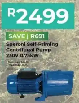 Agrimark Speroni Self-Priming Centrifugal Pump offer