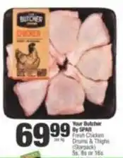 SuperSpar Spar - fresh chicken drums & thighs offer