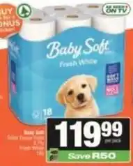SuperSpar Baby soft - toilet tissue rolls offer