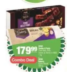 SuperSpar Spar - tender & tasty pork belly ribs sweet & sticky or bbq offer