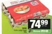 SuperSpar Spar - extra large eggs offer