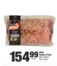 SuperSpar Spar - tender & tasty beef ribeye top roast offer
