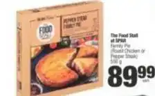 SuperSpar Family pie (roast chicken or pepper steak) offer