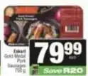 SuperSpar Eskort - gold medal pork sausages 750g offer