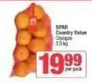 SuperSpar Spar - oranges offer