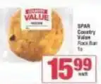 SuperSpar Spar - country value rock bun offer