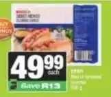 SuperSpar Spar - honey ham schnitzel offer