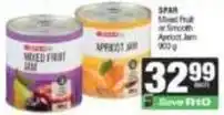 SuperSpar Spar - mixed fruit or smooth apricot jam offer