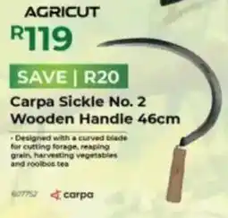 Agrimark Agricut Carpa Sickle No. 2 Wooden Handle offer