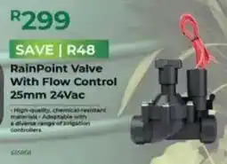 Agrimark RainPoint Valve With Flow Control 24Vac offer