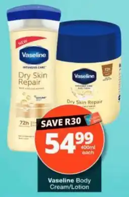 Checkers Vaseline Dry Skin Repair offer