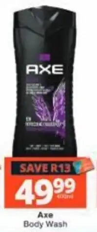Checkers Axe Body Wash offer