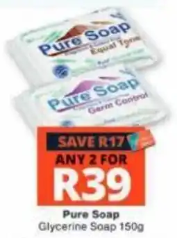 Checkers Pure Soap Glycerine Soap offer