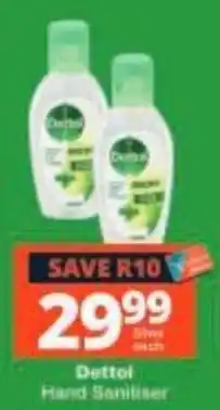 Checkers Dettol Hand Sanitiser offer