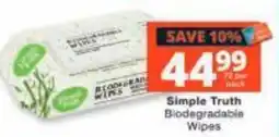 Checkers Simple Truth Biodegradable Wipes offer