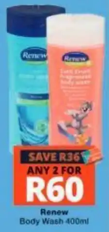 Checkers Renew Body Wash offer