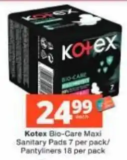 Checkers Kotex Bio-Care Maxi offer
