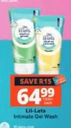 Checkers Lil-Lets Intimate Gel Wash offer