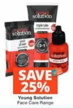 Checkers Young Solution Face Care Range offer