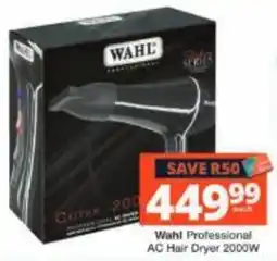 Checkers Wahl Professional AC Hair Dryer 2000W offer
