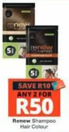 Checkers Renew Shampoo Hair Colour offer