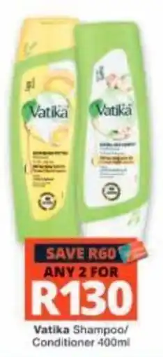 Checkers Vatika Shampoo/Conditioner offer