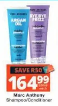 Checkers Marc Anthony Shampoo/Conditioner offer