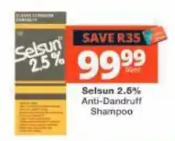Checkers Selsun 2.5% Anti-Dandruff Shampoo offer