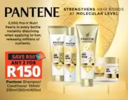 Checkers Pantene Shampoo/Conditioner offer
