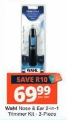 Checkers Wahl Nose & Ear 2-in-1 Trimmer Kit offer