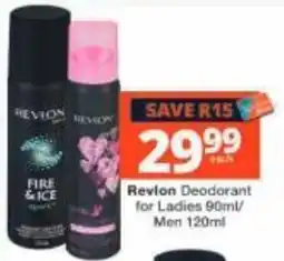 Checkers Revlon Deodorant offer