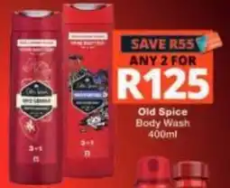 Checkers Old Spice Body Wash offer