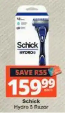 Checkers Schick Hydro 5 Razor offer