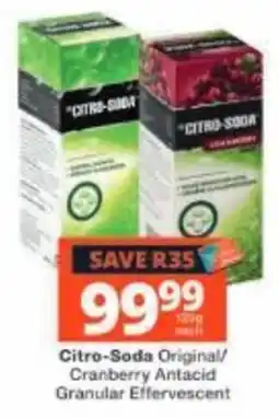 Checkers Citro-Soda Granular Effervescent offer