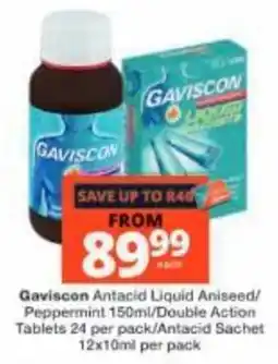 Checkers Gaviscon Antacid Liquid offer